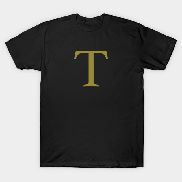 T letter T-Shirt by harrypottervids